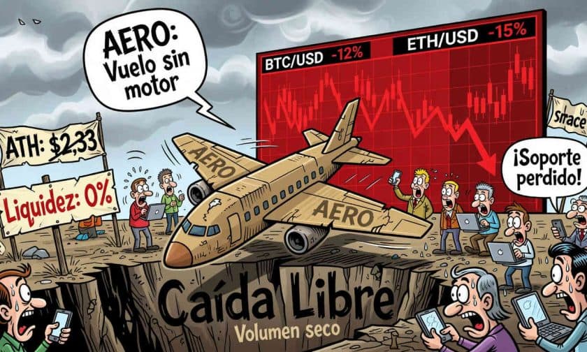 Aerodrome Finance cae 2,14%: liquidez crítica en Base