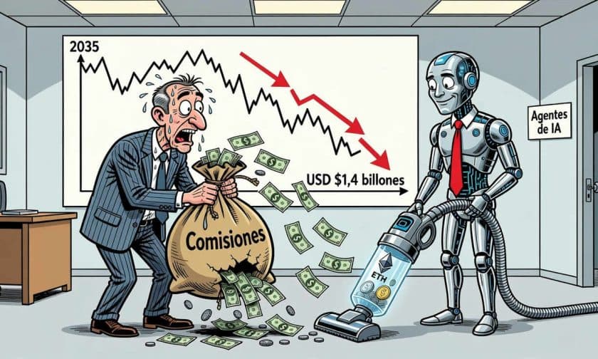 Agentes de IA: USD $4 billones en comisiones financieras en juego hacia 2035