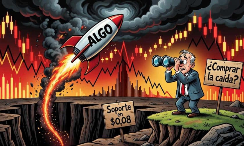 Algorand cae 5% en 24 horas y toca mínimos históricos