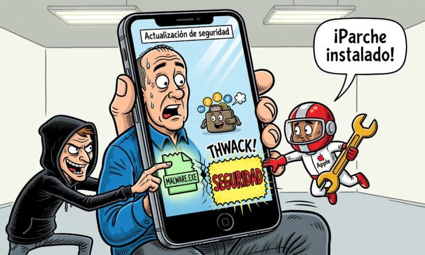 Apple corrige falla de seguridad en iPhone que afecta a usuarios de criptomonedas