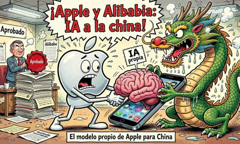 Apple entrena modelo de IA propio en China con Alibaba