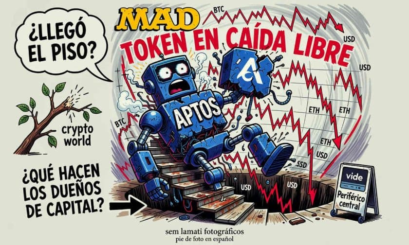 Aptos cae 3,23% en 24 horas y acumula pérdida anual del 88,86%