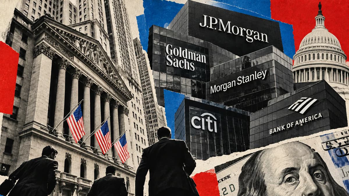Balances bancarios Wall Street: ganancias sólidas pero acciones en caída