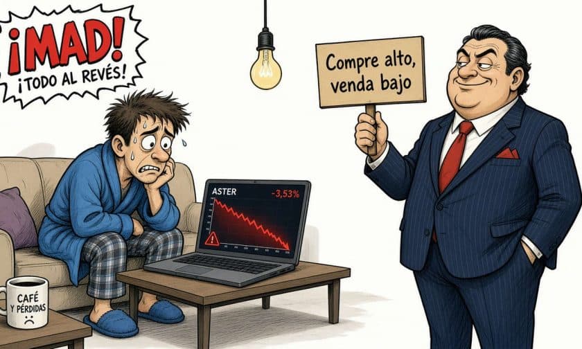 ASTER cae 3,53% y prueba soporte clave en USD 0,741