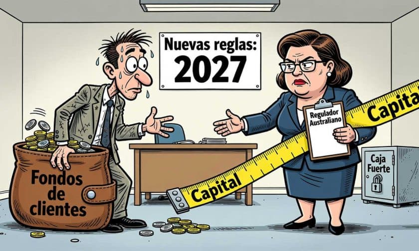 Australia: nuevas reglas de capital para plataformas cripto desde 2027