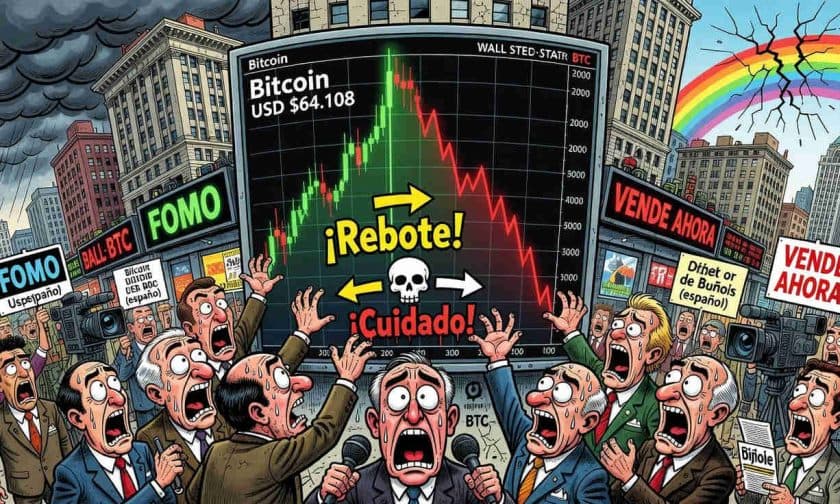 Bitcoin sube 1,67% y recupera US$ 64.000 en medio de señales mixtas