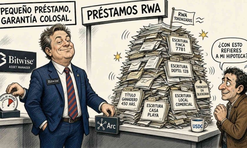 Bóveda PAPY de Bitwise en Arc: préstamos RWA en USDC