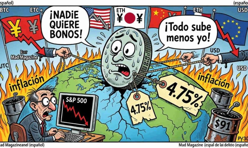 Bono del Tesoro de EE.UU. alcanza 4,75%: máximo desde enero 2025