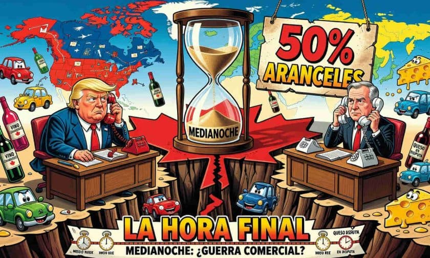 Aranceles del 50% a Canadá: negociaciones al límite antes de medianoche