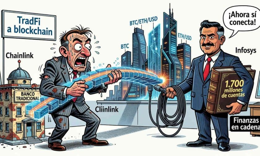 Chainlink e Infosys: conexión blockchain para la banca tradicional