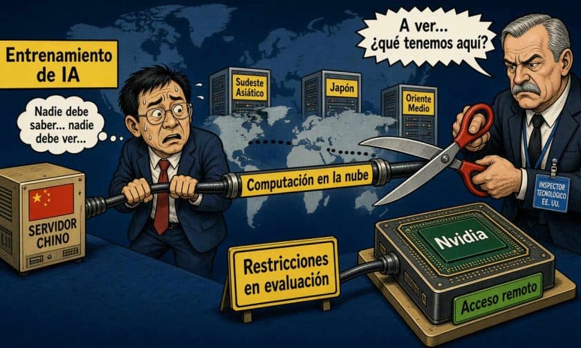 IA china: EE.UU. evalúa restringir acceso a computación en nube
