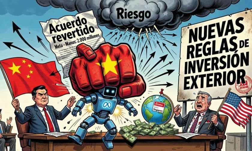 China levanta restricciones a fundadores de Manus tras reversar compra de Meta