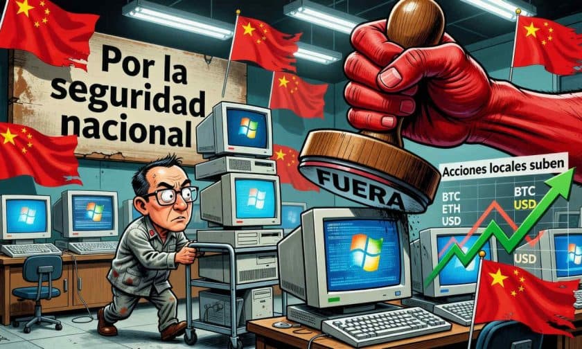 China retira Windows 10 de oficinas gubernamentales por seguridad