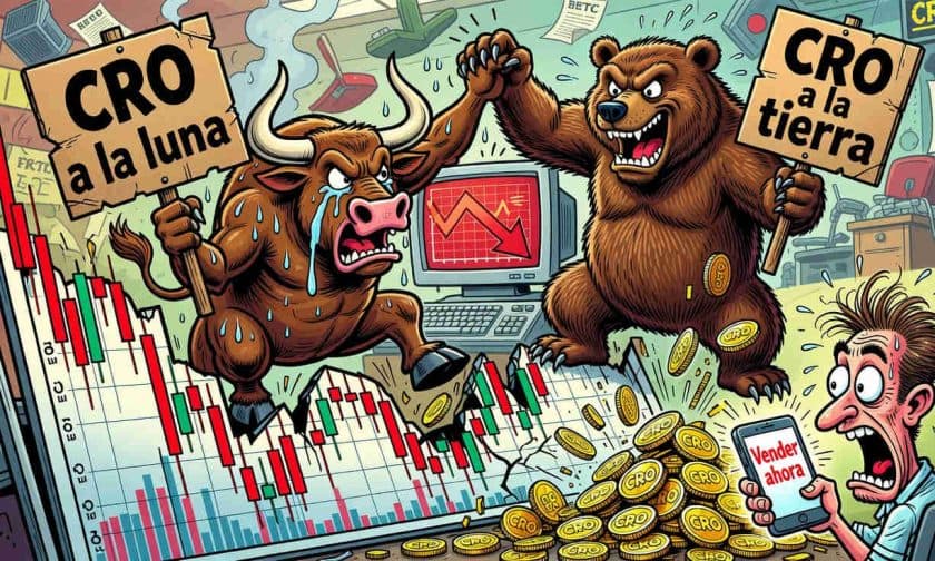 Cronos (CRO) cae 3,79% y pierde soporte en USD $0,048