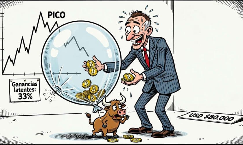 Bitcoin: CryptoQuant alerta sobre corrección tras toma de ganancias