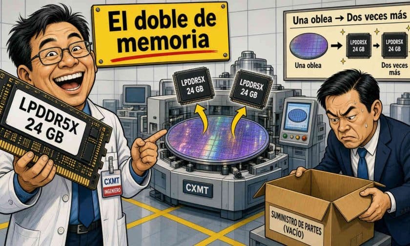 CXMT duplica densidad de chips DRAM en producción masiva