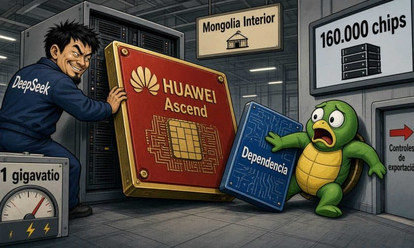 DeepSeek desplegará 160.000 chips Huawei para reducir dependencia de Nvidia