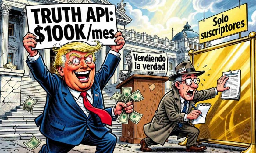 Demanda contra Trump por vender acceso a Truth Social