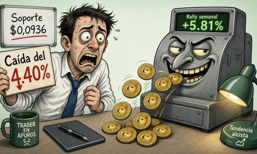 Dogecoin cae 4,40% el 28 de septiembre y prueba soportes técnicos clave