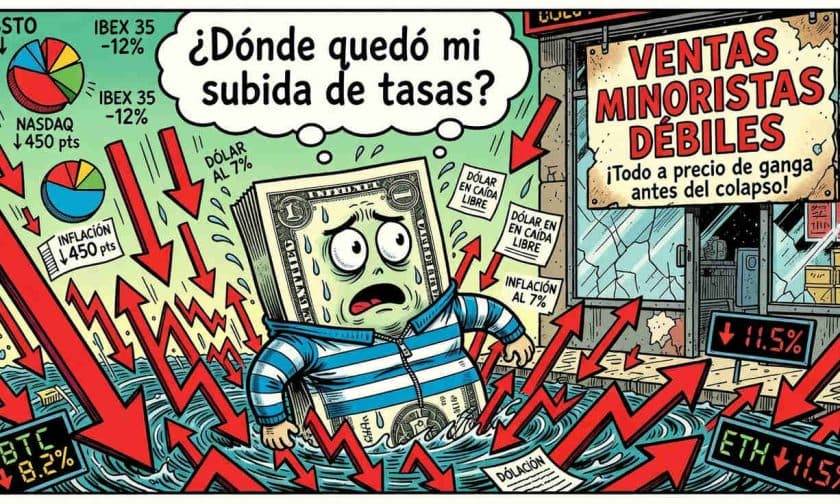 Dólar cae a mínimos de mayo: débil consumo en EE.UU.