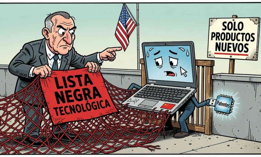 EE.UU. amplía su lista negra tecnológica mientras Lenovo enfrenta investigación de patentes