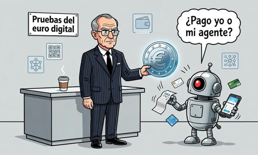 Euro digital 2027: BCE busca empresas para probar pagos con IA