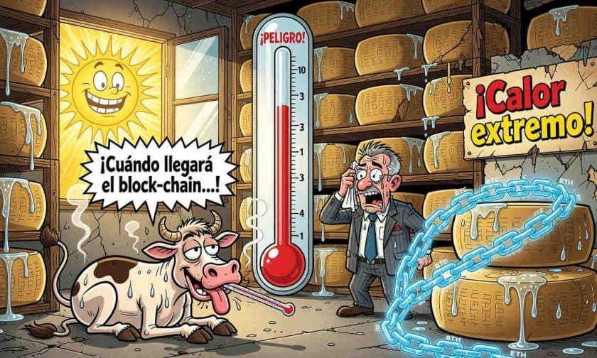 Calor extremo en Italia: cómo afecta al Parmigiano usado como garantía bancaria