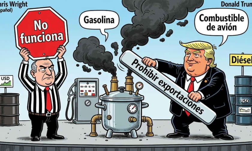 Prohibición de exportaciones de diésel: Trump vs. su secretario de Energía