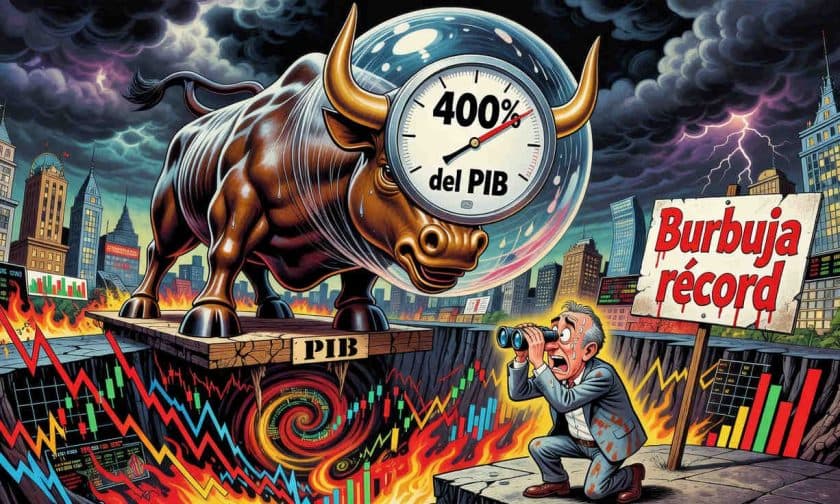 Capital corporativo EE.UU. alcanza 400% del PIB: alerta de JPMorgan