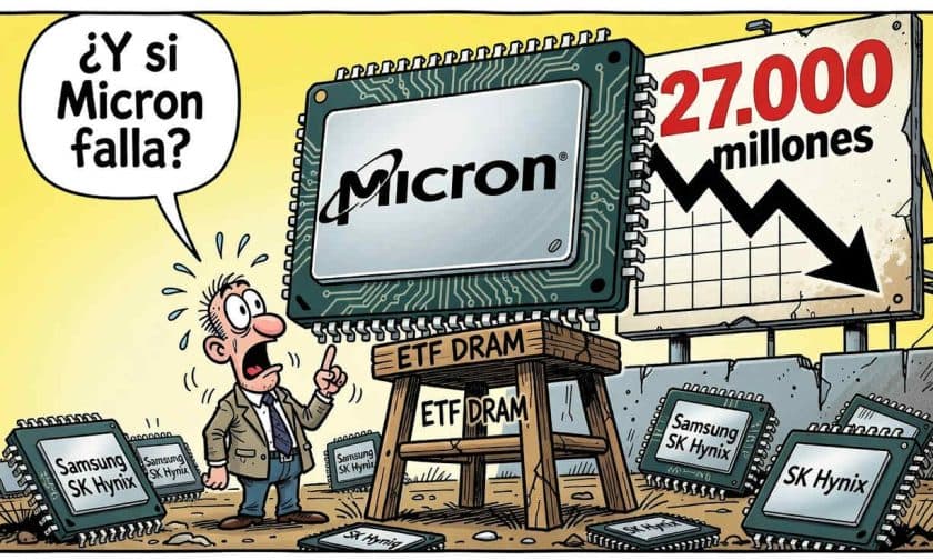 ETF de memoria Roundhill: 25% en Micron con retorno de 161%