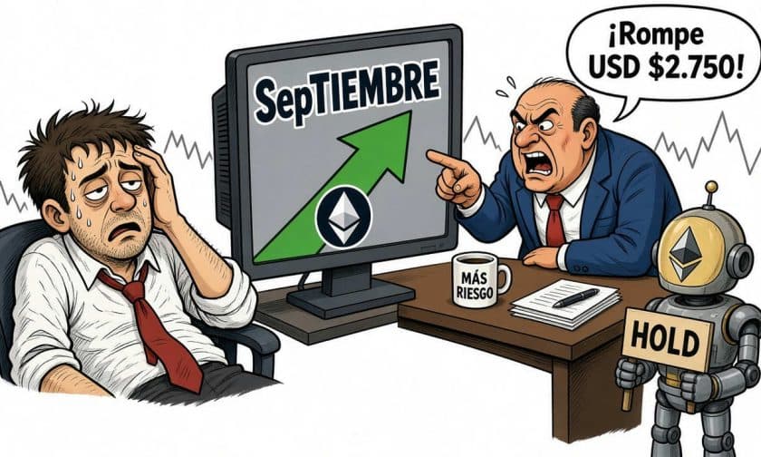 Ethereum cierra septiembre en USD $2.677 con consolidación técnica