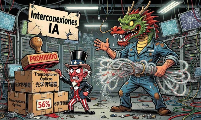 FCC busca prohibir transceptores ópticos chinos: impacto en IA