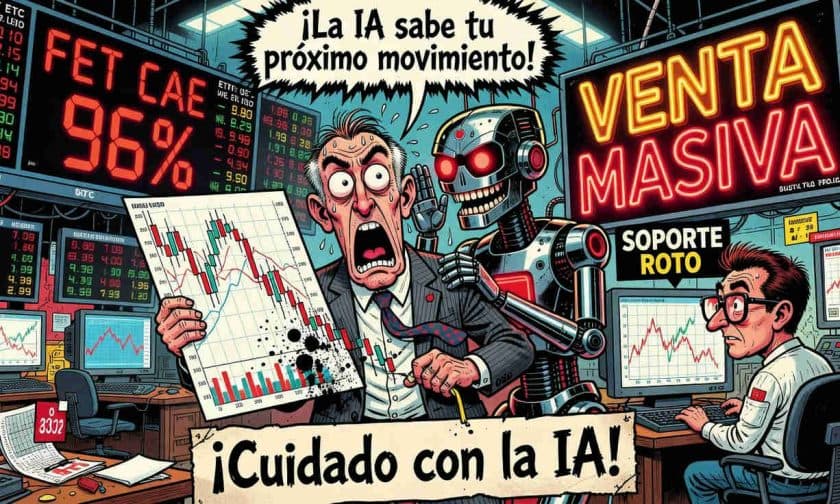 FET cae 9,4% y toca mínimos de 2026: análisis técnico