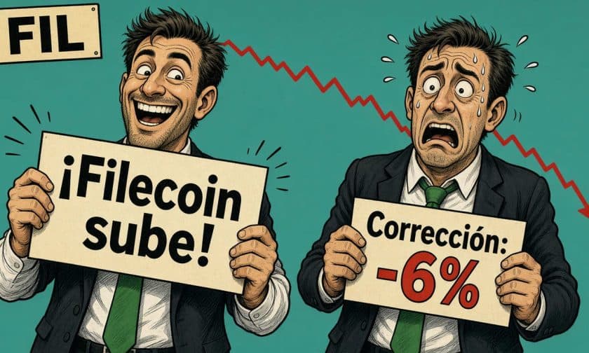 Filecoin cae 5,95% el 23 de septiembre tras subida de 22%