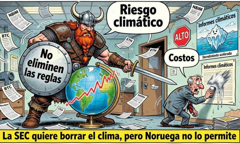 Fondo soberano noruego se opone a SEC: defiende reglas climáticas