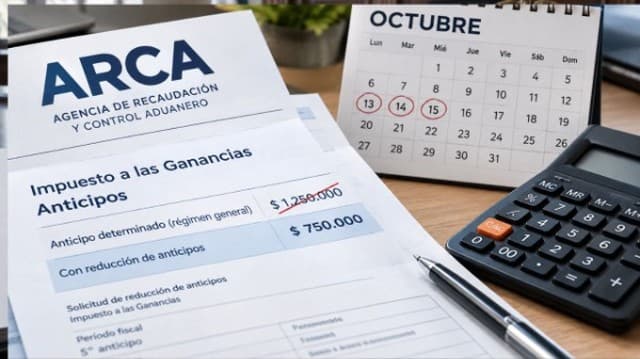 Reducción de anticipos de Ganancias: quién puede solicitarla desde octubre
