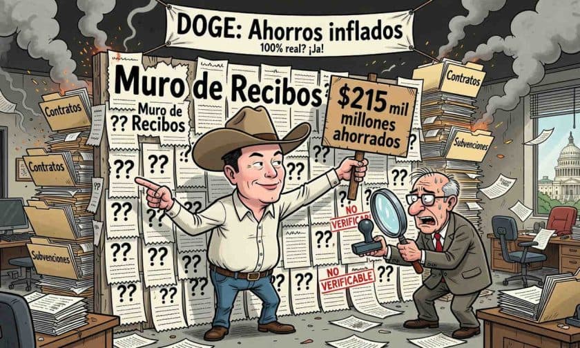 Auditoría GAO: 96% de ahorros de DOGE no verificables