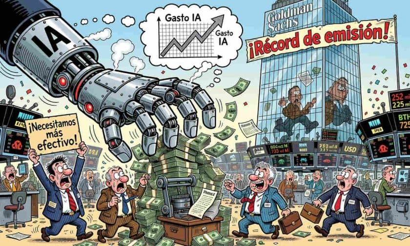 IA: USD $725 mil millones en inversión según Goldman Sachs