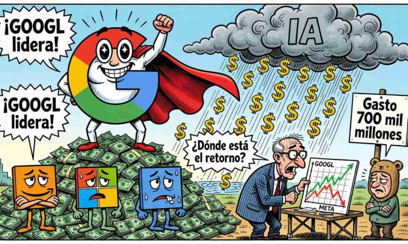 Alphabet lidera preferencia minorista: GOOGL vs META, MSFT y AMZN