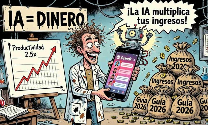 Grindr: IA impulsa ingresos a US$ 540M en 2026
