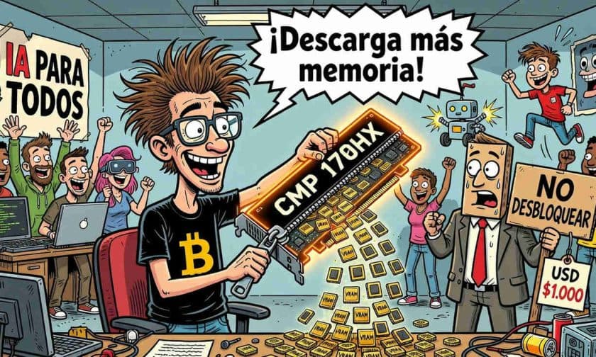 GPU minera Nvidia hackeada: desbloquean 64 GB y suben