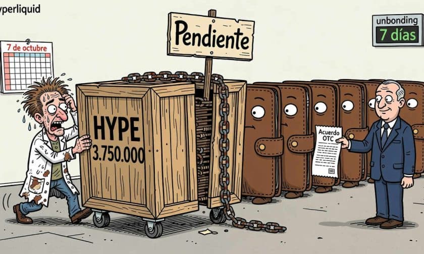 Hyperliquid distribuye USD $330 millones en tokens HYPE