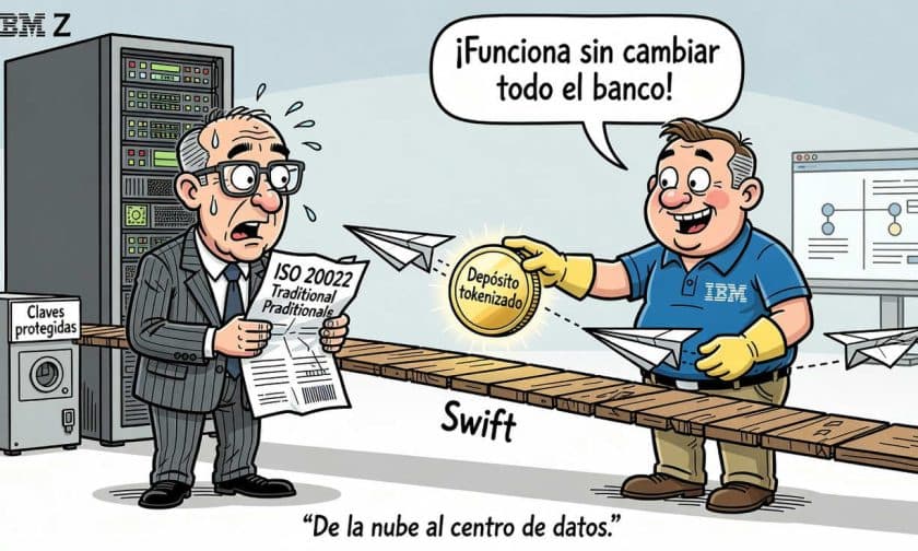 IBM conecta plataforma de activos digitales al ledger blockchain de Swift