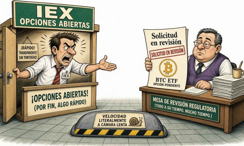 IEX lanza opciones y solicita derivados de ETF Bitcoin