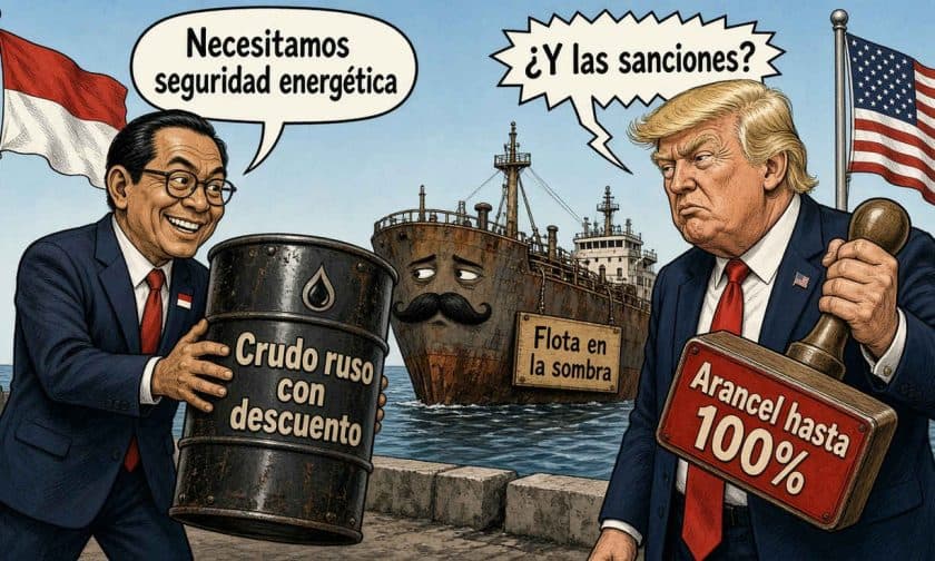 Indonesia mantiene compras de petróleo ruso pese a sanciones de EE.UU.