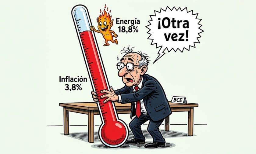 Inflación eurozona sube a 3,8%: máximo en 3 años