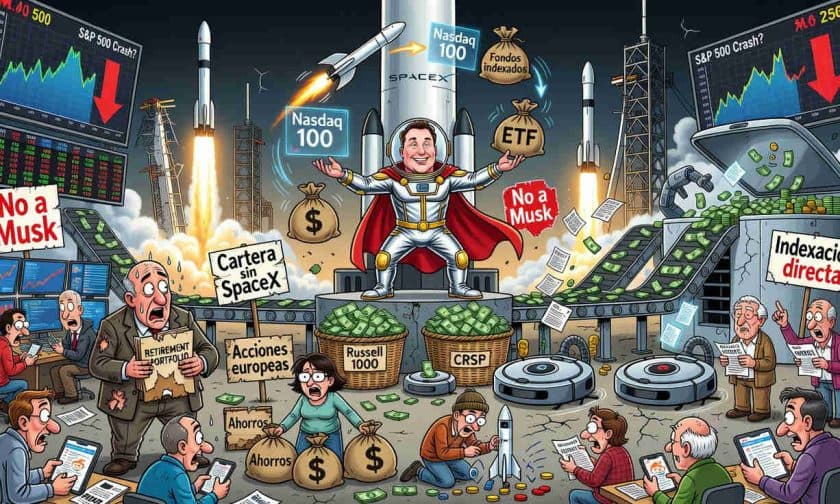 SpaceX en índices: inversores buscan excluir a Musk de sus carteras