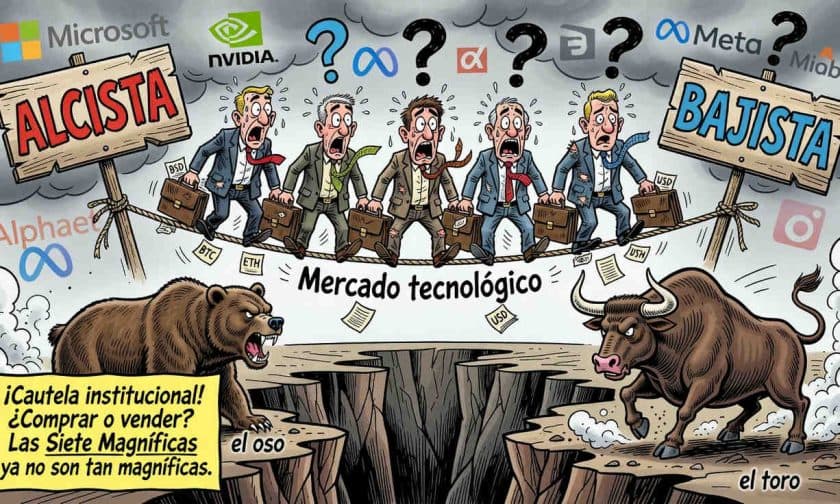 Inversores institucionales frenan apuesta por Siete Magníficas en Q2 2026