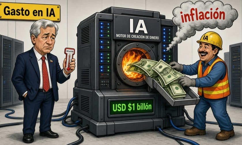 Gasto en IA: Jamie Dimon alerta que alcanzará US$ 1 billón en 2027