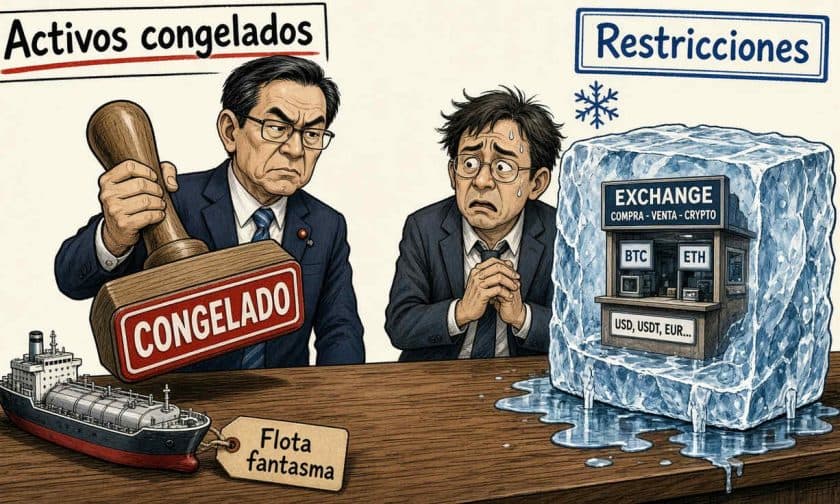 Japón sanciona a Garantex: congelación de activos por Rusia